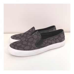 Coach Chrissy Slip On Sneakers Black